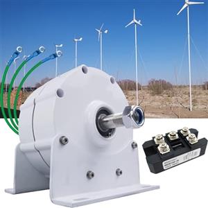 twostronking Generatore a Magneti Permanenti Ca Trifase, 600 Giri/Min, Guscio in Alluminio, Utilizza Tecnologia Di Spruzzatura, Gearless, PUò Azionamento Diretto, Adatto per Turbine Eoliche E Idroturbine,48V