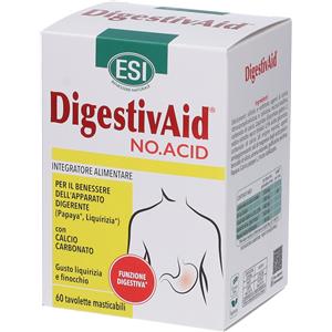 ESI DigestivAid No Acid - Risparmia il 10% con codice: esi0626 60 pz Compresse