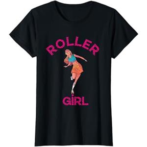 Cool Roller Skates Rollerskating Skaters Pattinaggio a rotelle Pattinaggio a rotelle per ragazza Maglietta