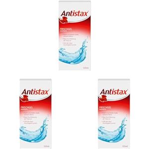 Antistax Fresh Gel, Crema Gambe Gonfie, Crema Gambe Stanche, Estratto Vite Rossa, Mentolo, Olio Essenziale Menta, 1 Confezione 125 ml (Confezione da 3)