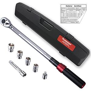 FOURROBBER FORROBBER 1/2 20-220 Nm Chiave dinamometrica a 90 denti con inserti speciali per viti ruota, precisione di errore ± 3%