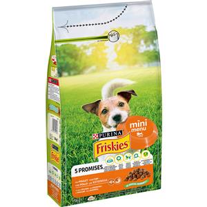 PURINA Friskies Mini Crocchette per Cane con Pollo e Verdure - 1,5 kg per Cani di Taglia Piccola