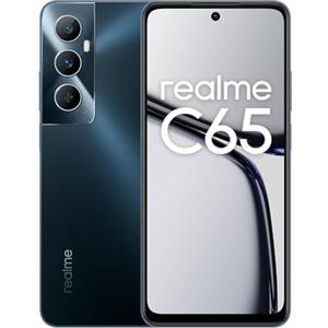 realme C65 Smartphone, schermo da 6,67 pollici per l'occhio comodo telefono cellulare, fotocamera da 50 MP AI, chipset Helio, supporto per Micro SD, 8 + 256 GB, nero