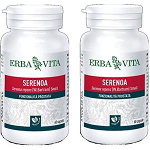 Gheos Serenoa 60 Capsule Vegetali - Erba Vita (2 Confezioni da 60 Capsule)