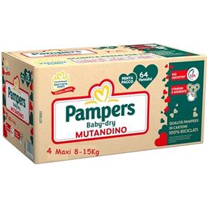 Pampers Baby Dry Mutandino Quadripack Pannolini taglia 4 Offerta 64 Pz