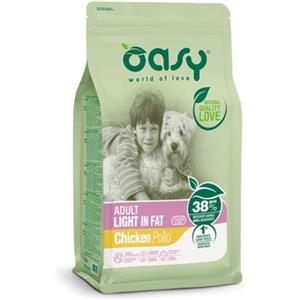 Oasy lifestage adult light in fat pollo 12kg