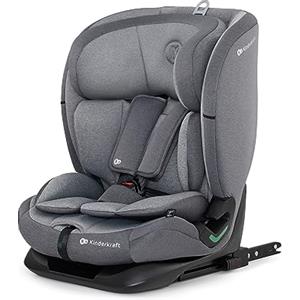 kk Kinderkraft Kinderkraft ONETO3 I-SIZE 76-150 cm Seggiolino Auto 9-36 kg isofix, Alzatina auto bimbi, Poggiatesta regolazione, Cinture di sicurezza, Facile da pulire, Grigio