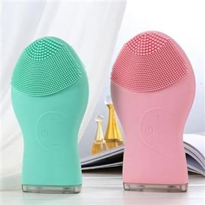 Generico Mini Spazzola per Pulizia del Viso, Cura del Viso in Silicone, Massaggiatore ad Ultrasuoni, per Tutti i Tipi di Pelle, Professionale, Massaggio Anti-Età, Vari Colori, 3 Velocità, Ricarica USB