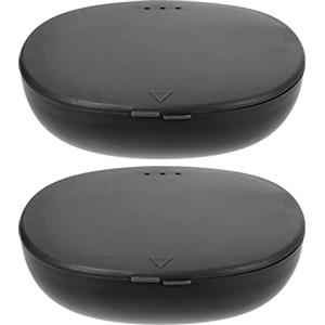 FOMIYES Scatola Da 2 Pezzi Scatola Di Immagazzinaggio Della Tazza Mestruale Astuccio Per Tamponi in Silicone Contenitori in Silicone Porta Assorbente Mancare Custodia in Silicone Plastica