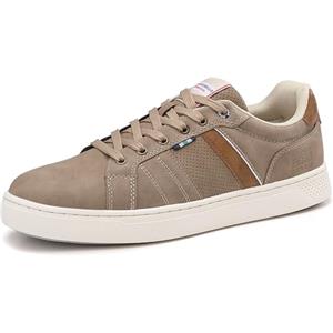 ARRIGO BELLO Sneakers Uomo Scarpe Casual Ginnastica Passeggio Correre Camminata Trekking Palestra Comode Viaggio Street Dance Taglia 41-46 (H Khaki, Taglia_42)