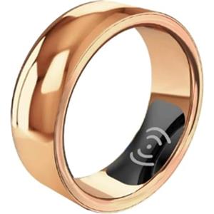 Kruluuvia Smart Ring Health Monitor per Uomini e Donne Bluetooth Misuratore di Pressione Sanguigna Frequenza Cardiaca Monitor del Sonno Ip68 Impermeabile Durevole Facile da Installare (Rosa)