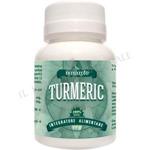 NAWAYTO Turmeric Curcuma 60 Compresse - Integratore Alimentare Naturale per la Funzionalità Articolare