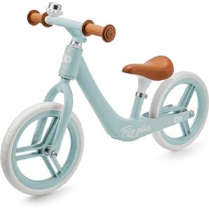 kk Kinderkraft Kinderkraft FLY PLUS 2 Bicicletta bambini, Leggero Bici Senza Pedali, Stile Retro, Magnesium, Design retro, fino 2 Anni, Struttura leggera, 2.8kg, Sellino regolabile, Blu