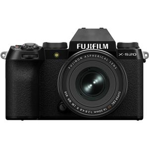 Fujifilm X-S20 Fotocamera Digitale Mirrorless 26MP con Obiettivo XF16-50mm, Sensore APS-C X-Trans CMOS 4, X-Processor 5, Stabilizzazione IBIS, Video 6.2K, Mirino EVF e Schermo LCD Touch Vari-Angle