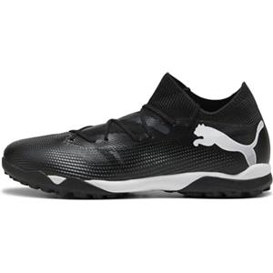 Puma Men Future 7 Match TT Soccer Shoe, Puma Black-Puma White, 40 EU