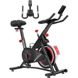 Micyox MX619 Cyclette Professionale, Bici da Fitness con Resistenza Magnetica, Volano da 15kg, Sensore Pulsazioni, Display RPM e Supporto per iPad, Indoor Bikes per Casa