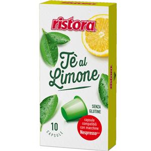 Ristora Capsule Tè al Limone - Compatibili Nespresso - Disponibili in vari formati