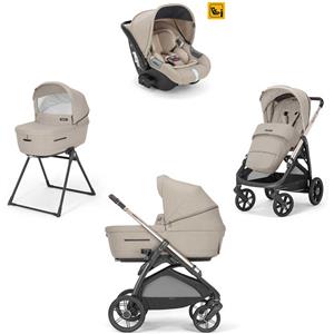 Inglesina - Trio Aptica Con Seggiolino Auto Darwin Isize Emerald Green - telaio Litio Black 2024