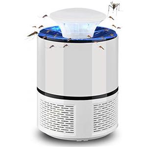 Q&Z Zanzare Lampade Interno Antizanzare Trappola Ricaricabile Tramite USB Repellente Trappola Per Eliminare Mosche Insetto Zanzare Elettrica Zanzara Killer Net Per Interni-Nero,Bianco