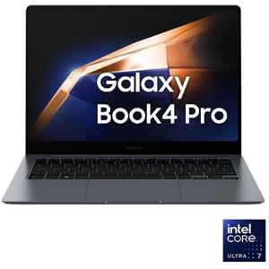Samsung Notebook 14'' Samsung Galaxy Book4 Pro Ultra7-155H/16GB/512GB SSD/Win11Pro/Grigio [NP942XGK-KG2IT]