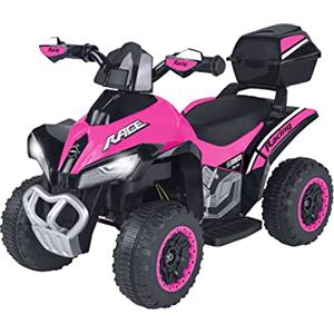 e-Spidko eSpidko - Quad RACE Elettrico per bambini ROSA, 6V 4,5AH, motore 1x15W - Globo Giocattoli - 41719