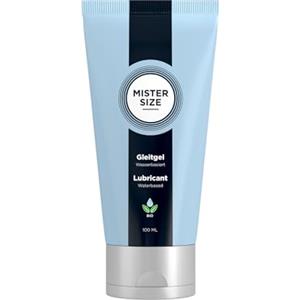 MISTER SIZE Lubrificante Bio 100 ml - Gel a Base d'Acqua per Lubrificazione di Lunga Durata, Compatibile con Preservativi