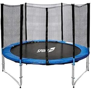 Sport One Sport1 Tappeto Elastico Diametro 183 cm/Rete di Protezione Altezza 160 cm con zip ingresso/Impermeabile resistente ai raggi UV/Struttura in Acciaio Galvanizzato/Facile Montaggio/Made in USA