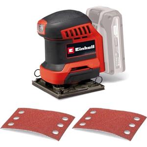 Einhell Levigatrice a batteria TE-OS 18/113 Li-Solo Power X-Change (18 V, levigatrice orbitale, circuito orbitale da 1,8 mm, incl. 2 x carta vetrata P120, senza batteria)