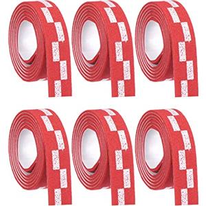 PATIKIL 18 Ping Pong Lato Nastro, 6pz Ping Pong Bordo Nastro Protezione Bordi Gomma e Lama per Racchette Racchetta, Rosso