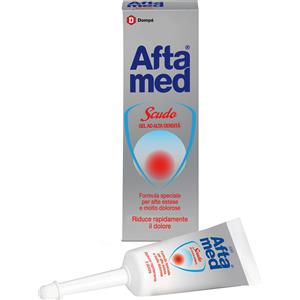 Aftamed Gel Scudo 8ml - Gel ad alta densità per afte estese e dolorose, riduce il dolore e favorisce la guarigione