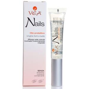 HULKA Vea Nails - Olio Protettivo per Unghie con Vitamina E 100% - 8 ml