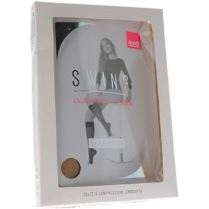 MEDI Gambaletto a Compressione Graduata 14 mmHg Punta Aperta 70 Denari Colore Sabbia Taglia 5