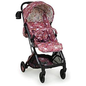 COSATTO Woosh 3 Passeggino - Passeggino leggero dalla nascita fino a 25 kg, facile da piegare con una mano, compatto, manico telescopico, cestino per la spesa extra large, portabicchieri, barra