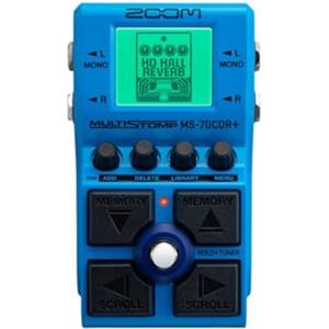 Zoom MS-70CDR+ - Pedale per Effetti per Chitarra con oltre 140 effetti con Chorus, Delay, Riverberi, Effetti Stereo, Concatenamento di Effetti, Pedale Singolo, Accordatore e Alimentazione a Batteria