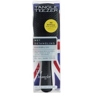 TANGLE TEEZER Ltd Tangle Teezer The Wet Detangler Black Gloss Large Size Hairbrush, Tangle Teezer, Spazzola per Capelli, 1 unità, spazzola capelli bagnati, spazzola con manico