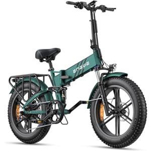 ENGWE Bicicletta Elettrica Pieghevole| 832Wh 16AH Durata 110KM| 20×4.0 Fat Tire|Sensore di Coppia| Sospensione Completa| 8 Velocità| 2024 ENGINE Pro 2.0 (Spazio Nero)