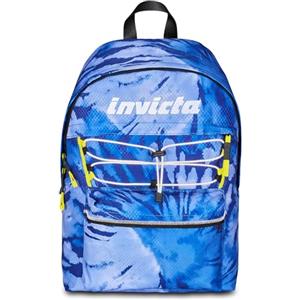 Invicta Zaino Scuola Americano Fantasy, Blu, Zaino Mono Scomparto Con Tasca Porta PC o Tablet, Zaino Superiori, Università e Viaggio, Ragazzo Uomo, Inserti Riflettenti