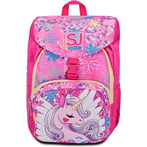 Seven SJ Gang Zaino Scuola Primino, Rosa, Unicorn Led, Mono Scomparto, Zaino Scuola Elementare, Zaino Bambina