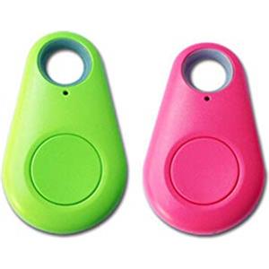 Szaerfa Portatile in tempo reale Mini localizzatore di localizzazione GPS Tracking Device Tracking per bambini Portafoglio auto bicicletta Key Pet Anti-perso con App per IOS e Android (pink)