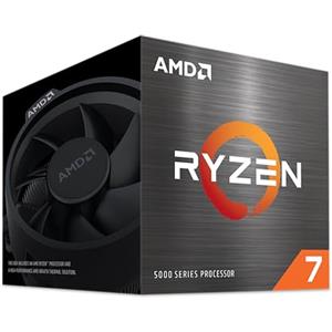 AMD Processore AMD Ryzen 7 5700 (8 Cores/16 Threads, 65W TDP, AM4 Socket, Cache 20MB, Boost di Frequenza fino a 4.6 GHz,dissipatore ad aria Wraith prism Cooler)