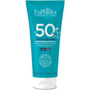 Euphidra Latte Solare Dermopediatrico SPF50 200ml - Protezione Molto Alta per Pelle Sensibile dei Bambini