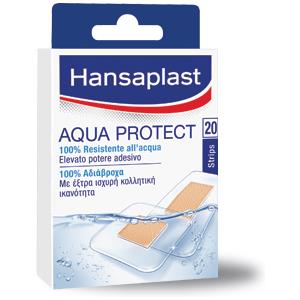 Hansaplast Cerotto Aqua Protect 20 Pezzi - Resistente all'Acqua, Flessibile e Traspirante