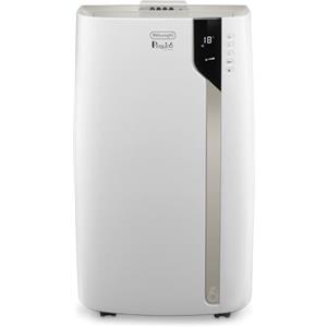 De'Longhi Pinguino PAC EX93 - Condizionatore d'aria molto silenzioso con tubo di scarico, tecnologia Whisper - aria condizionata mobile per ambienti fino a 85 m³, 60 dB(A), 3 velocità di ventilazione,