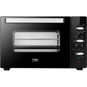 Beko - BMOF38B - Fornetto Elettrico, Cottura Ventilata, 38 Litri, 1600 W, 4 Funzioni, Timer 60 min, Temperatura fino a 220° - Nero, 11,4 kg