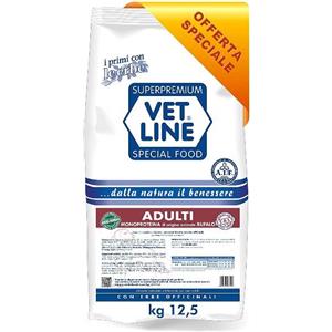 Vet Line - Adult Monoproteico al Bufalo da 12,5 Kg