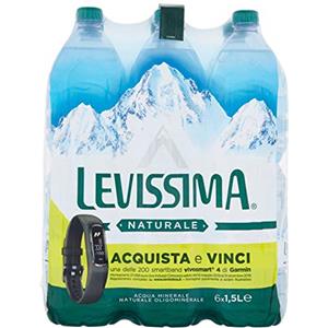 LEVISSIMA, Acqua Minerale Naturale Oligominerale 1,5l x 5 + 1 Gratis