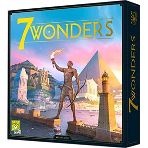 Asmodee - 7 Wonders - Gioco da Tavolo Competitivo, Draft di Carte, 10+ Anni, 3-7 Giocatori, 30 min, Edizione in Italiano