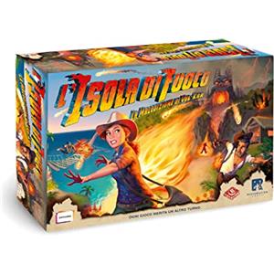 Asmodee - L'Isola Di Fuoco: La Maledizione Di Vul-Kar - Gioco Da Tavolo, 2-4 Giocatori, 7+ Anni, Edizione In Italiano