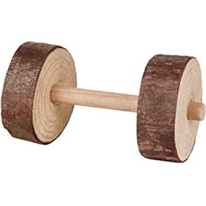 Trixie Manubri in Legno Naturale - Set da 4, 9 x 4,5 cm, Gioco per Porcellini d'India e Conigli