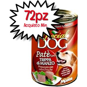 SPECIAL DOG UMIDO 400 G ADULT PATE' TRIPPA DI MANZO PREZZO A LATTINA
